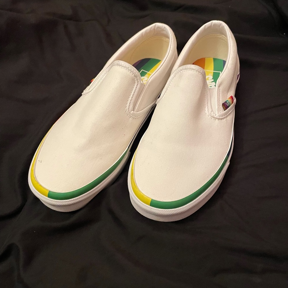 Rainbow Slip-On Vans